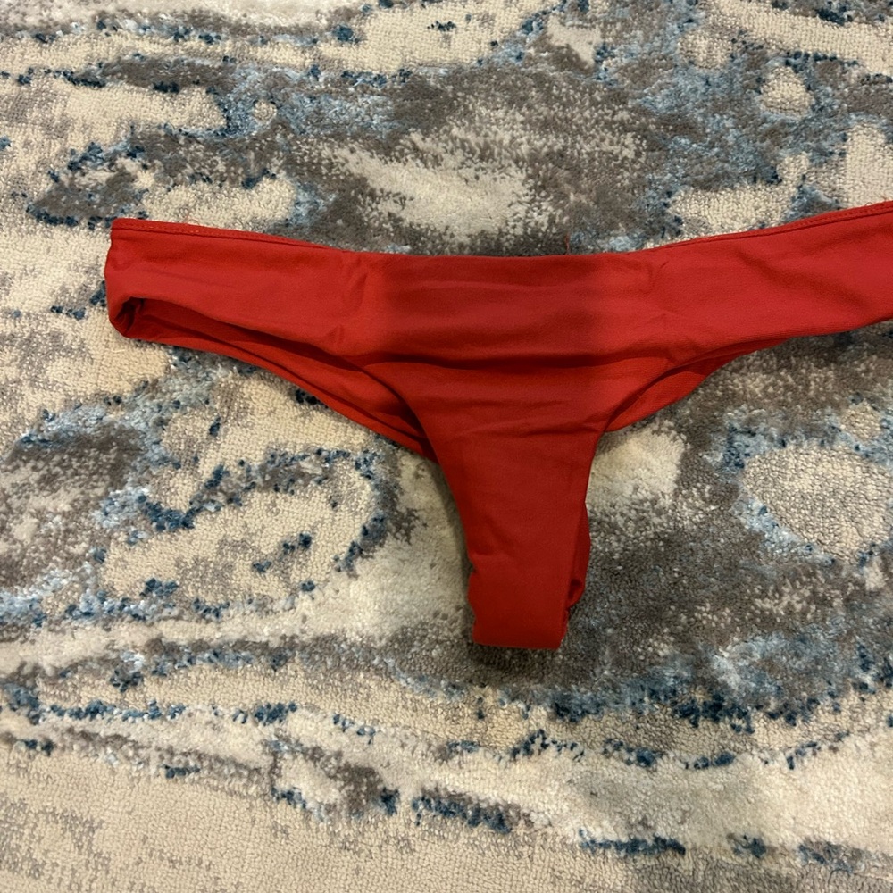 Midori Red Bikini Thong Swimwear